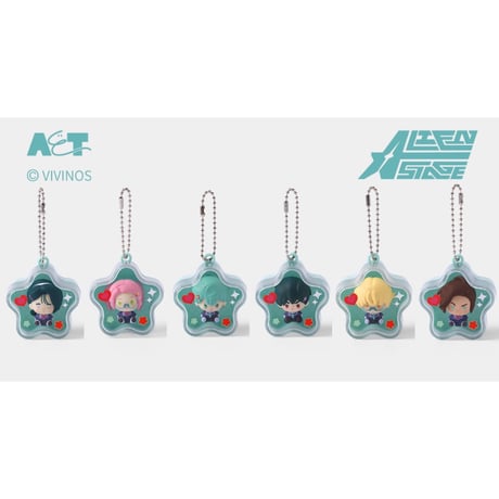 【ALIEN STAGE × AET 漫娯販】エイリアンステージ 「Anakt Arts High School」AAHSシリーズ スター型マスコットチャーム（全6種・Blind Box）