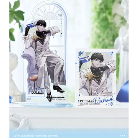 【白夜極光】Alchemy stars 中国発売 「ホワイトバレンタイン」アクリルスタンド アクスタ+ポラロイドカード セット（全5種）