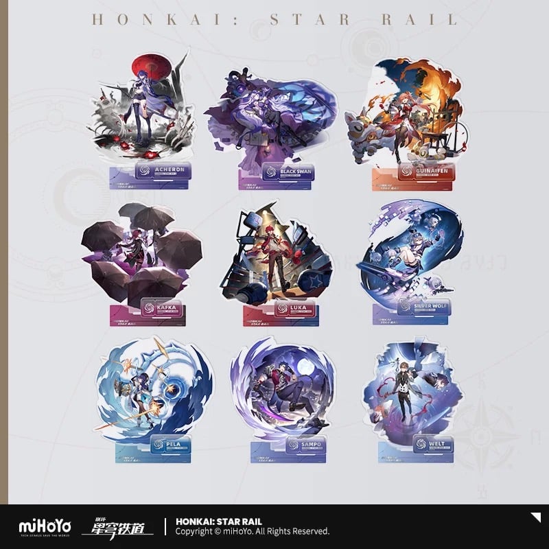 崩壊：スターレイル】Honkai Star Rail 「立ち絵」シリーズ アクリル