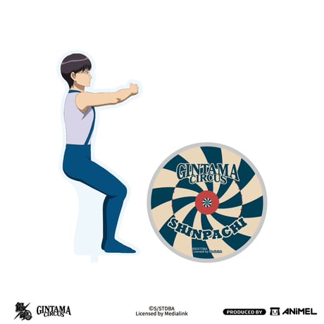 【銀魂 × ANiMEL】GINTAMA CIRCUS 中国発売 「20周年記念」 回転 アクリルスタンド アクスタ（全7種）