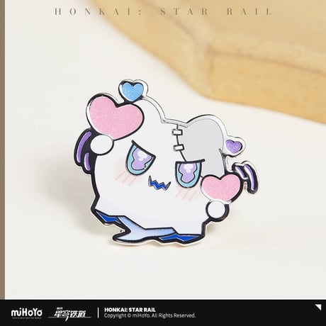 【崩壊：スターレイル】Honkai Star Rail 「ウーウーボ」シリーズ 金属 メタルバッジ（全3種）※180日以内発送予定