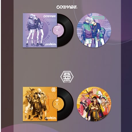 事後通販【Paradox Live】パラライ コラボカフェ レコード型アクリルオーナメント（全5種）※入金後60日以内発送予定