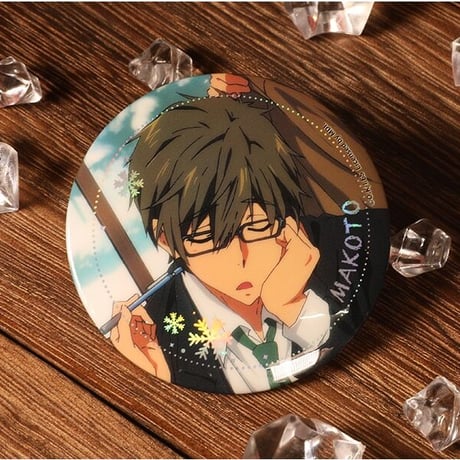 【Free!-Eternal Summer-】中国発売 星河「冬日」 トレーディング缶バッジ 58mm（全5種） ※60日以内発送予定