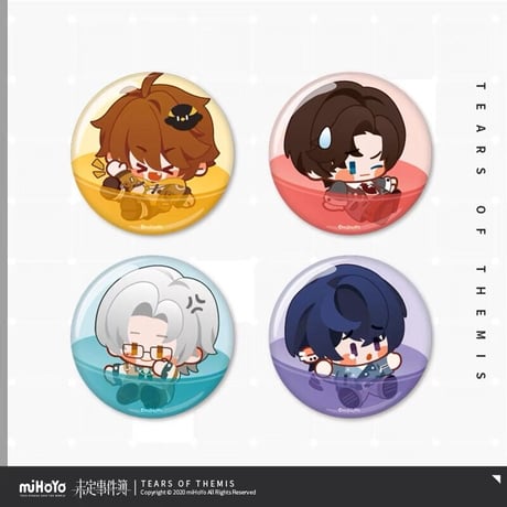 【未定事件簿】「好运奇遇」SD缶バッジ  58mm ※予約販売