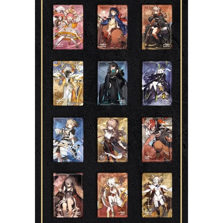 【白夜極光 × 万代】Alchemy stars 中国発売 メタリックプラカード付き ウエハース （カード全27種）