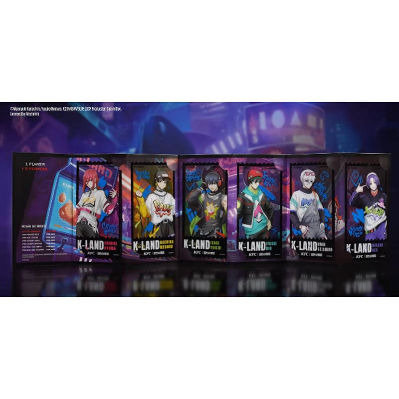 販売再開【ブルーロック × KFC】中国限定発売 コラボグッズ PET