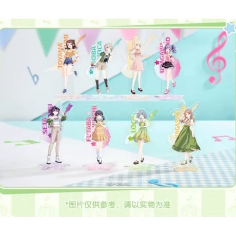 【BanG Dream! × ローソン】LAWSON中国発売 2025年コラボ アクリルスタンド（全8種）