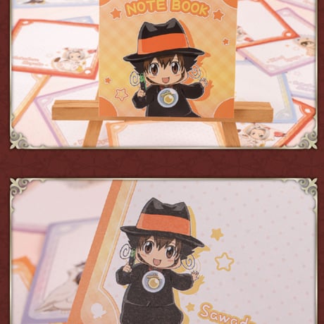 【家庭教師ヒットマンREBORN!】中国コラボカフェ 変装シリーズ SDメモパッド ※入金後60日以内発送