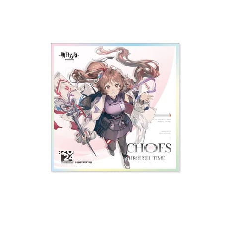 01/05〆 事後通販【アークナイツ × IPSTAR】Arknights 2024年中国限定コラボカフェ 「ECHOES 時遇回响」サインボード 色紙（全6種）