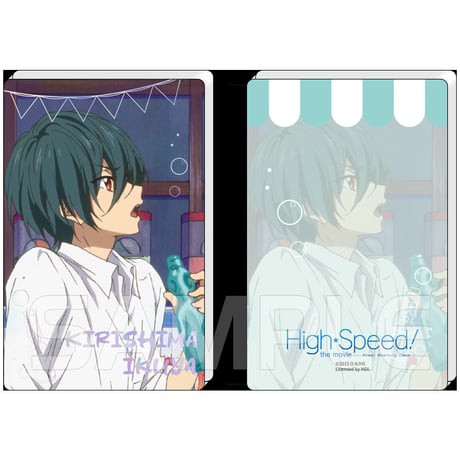 【映画 ハイ スピード！－Free! Starting Days－】中国発売 星河動漫 「夏日アイスドリンク」アクリルブロック（全4種）