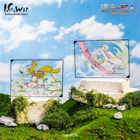 【進撃の巨人 × I.G & WIT】中国開催 POP-UP SHOP 「Action」シリーズ アクリルブロック（全6種）