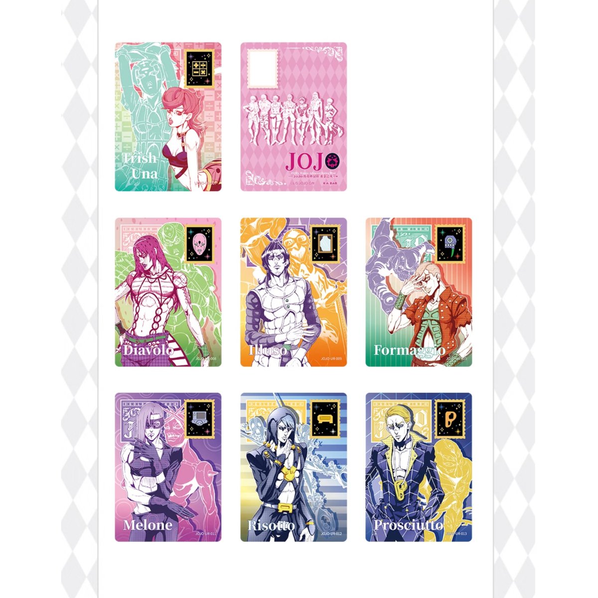 ジョジョの奇妙な冒険 × 卡宝文创】中国限定発売 公式 「黄金之風