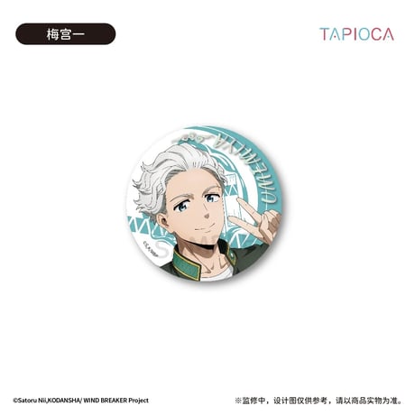 予約再開【WIND BREAKER × TAPIOCA】ウィンブレ 中国発売 雑誌絵 缶バッジ（全6種）