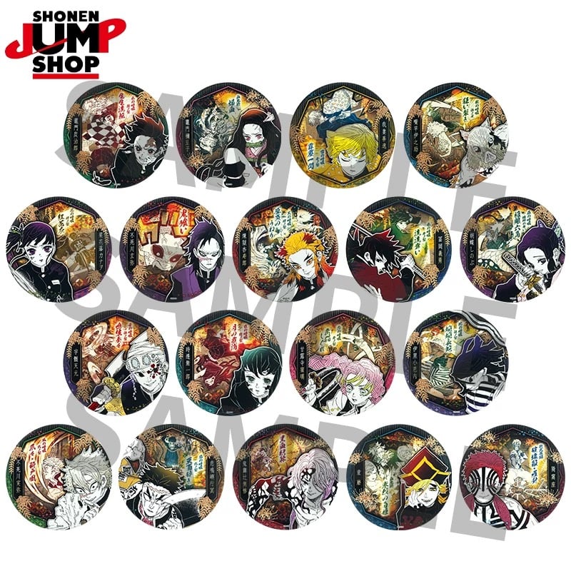鬼滅の刃】SHONEN JUMP SHOP 上海 ジャンプショップ中国限定 75mm 缶