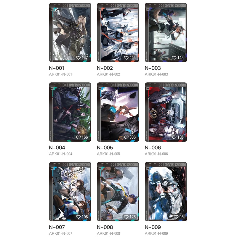 予約再開【アークナイツ × 卡游 KAYOU】明日方舟 「蛍光叙夢」POP-UP