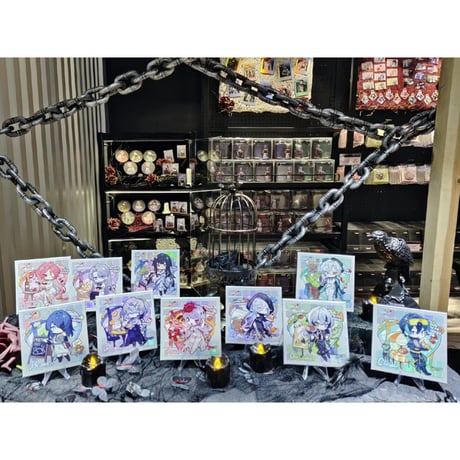 10/20〆 事後通販【無期迷途 × IPSTAR】2024年 中国限定 コラボカフェ SD ちびキャラ ミニ色紙（全10種）