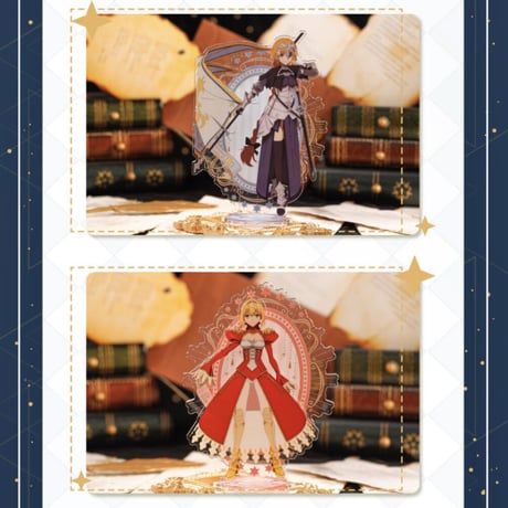 事後通販【Fate/Grand Order】FGO 中国限定コラボカフェ キャラクター アクリルスタンド（全7種）※入金後60日以内発送