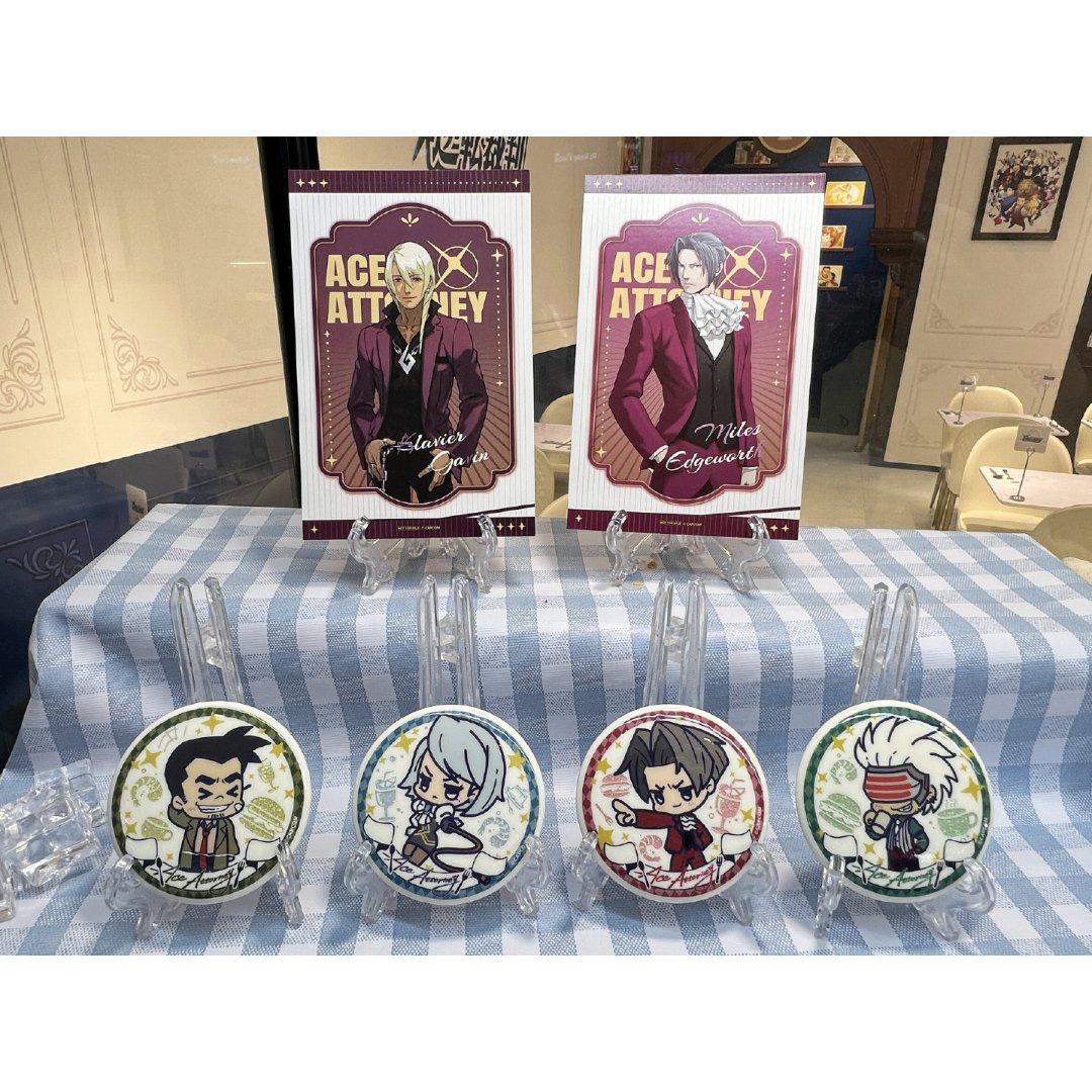 逆転裁判 x IPSTAR】Ace Attorney 2024年中国限定 コラボカフェ 逆転裁判 x IPSTAR】Ace Attorney 2024年中国限定 コラボカフェ