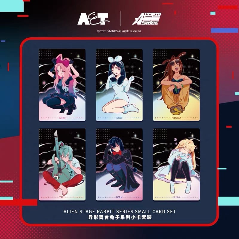 エイリアンステージ フォトカード トレカ 10点セット ALIEN STAGE × AET 漫娯販】エイリアンステージ 「兎」シリーズ フォト