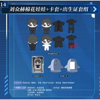 監修中 04/22〆【全知的な読者の視点から× GOODSLOVE】中国期間限定開催「美食協会」コラボカフェ ユ・ジュンヒョク  ぬいぐるみ+カードホルダー+IDカード セット（全1種）