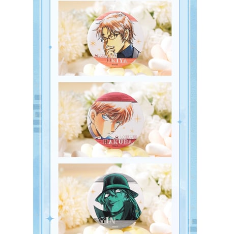 【名探偵コナン × AIMON 艾漫】中国限定発売 「原画」シリーズ トレーディング 缶バッジ（全14種）※予約販売