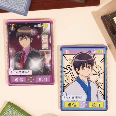 在庫販売【銀魂 × 谷子熊 KUMAGUZI】Gintama 中国限定発売 場面写 トレーディングアクリルカード 第一弾（全12種）