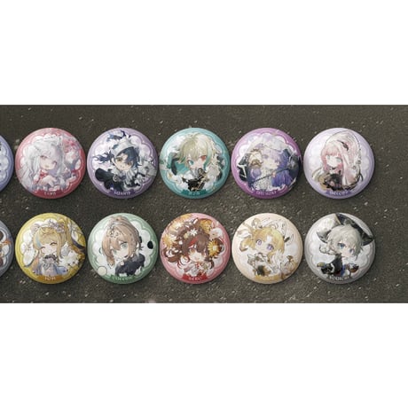 【VirtuaReal × 三月獸】2025年中国POP-UP SHOP 「綺夢之旅」 SD 缶バッジ（全22種）