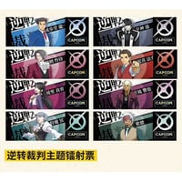 【逆転裁判 × CAPCOM上海店】Ace Attorney 2024年 中国オリジナル新商品 ホログラムチケット（全8種）