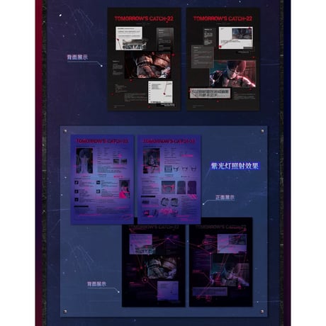 03/29〆【恋と深空】中国公式通販「明日无处可逃」ファイル+フォトカードセット（全5種）