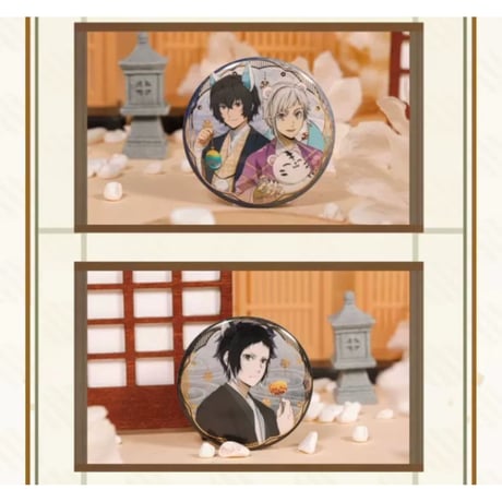 4/23〆 事後通販【文豪ストレイドッグス × IPSTAR】 文スト 2024年中国限定 コラボカフェ「妖異」シリーズ トレーディング缶バッジ（全10種）※予約販売