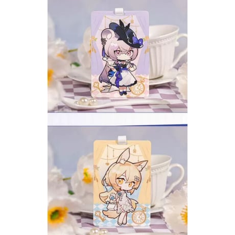 事後通販【アークナイツ × IPSTAR】中国限定 「茶会之約」 コラボカフェ ネームタグ スーツケース用タグ（全6種）