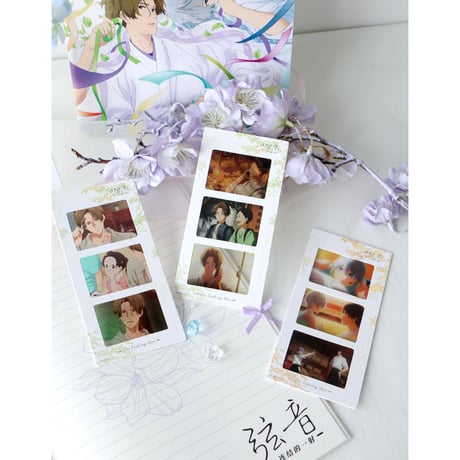 Vol.1【ツルネ －つながりの一射－ × ComeFor】中国限定発売 フィルム風 トレーディングカード（全8種）