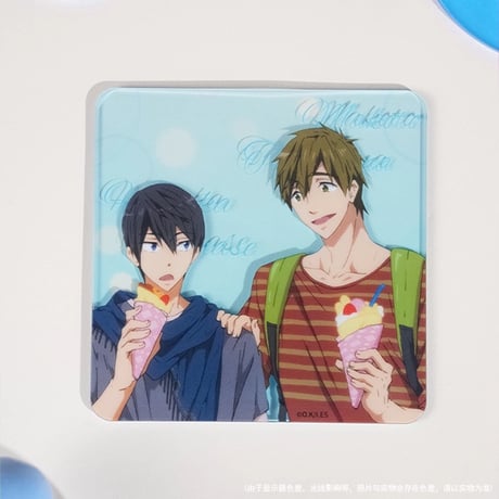 【Free! × 谷子熊 KUMAGUZI】映画 ハイ・スピード－Free！Starting Days 中国限定発売 アクリルコースター（全2種）