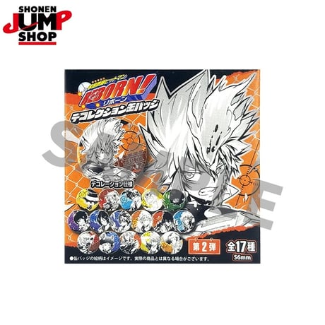 【家庭教師ヒットマンREBORN!リボーン】SHONEN JUMP SHOP 上海 ジャンプショップ中国限定 デコレクション缶バッジ 第2弾（全17種）