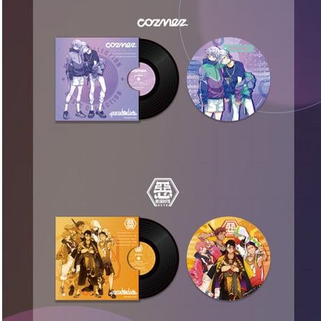 事後通販【Paradox Live】パラライ コラボカフェ レコード型アクリルオーナメント（全5種）※入金後60日以内発送予定