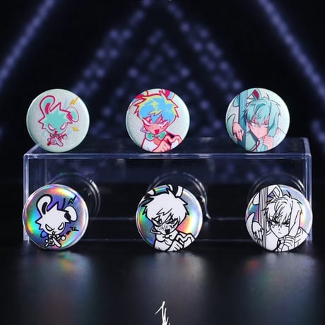 【ALIEN STAGE × AET 漫娯販】エイリアンステージ 「兎」シリーズ トレーディング ミニ缶バッジ（全6種）