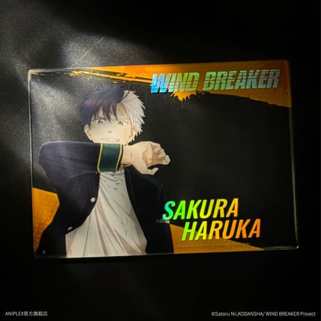 【WIND BREAKER × ANIPLEX】中国発売 トレーディング クリアカード（全6種）※予約販売