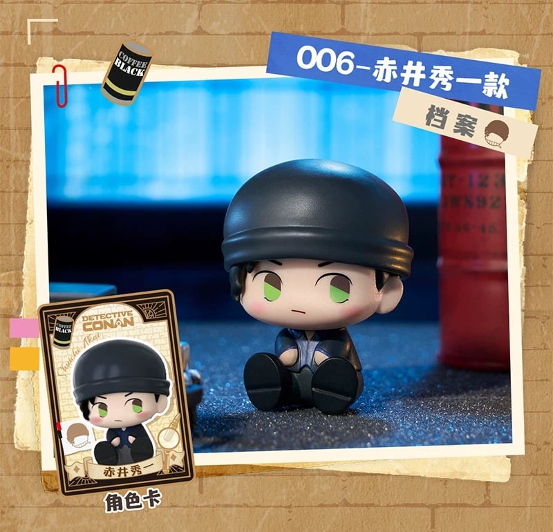 【中国限定】名探偵コナン ミニフィギュア 1BOX 予約】名探偵コナン 中国限定 POTEPOTTE-R PVC ミニフィギュア