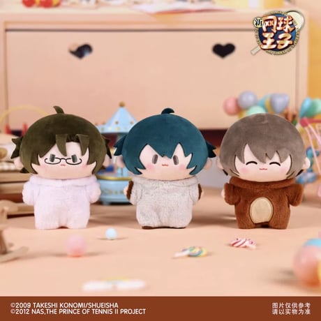 【新テニスの王子様 × BEMOE】Bilibili 中国発売 「Cuter」シリーズ 15cm ぬいぐるみ（全6種）