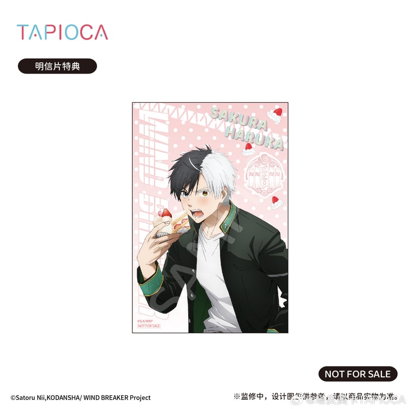 注文特典・在庫確保【WIND BREAKER × TAPIOCA】ウィンブレ 中国
