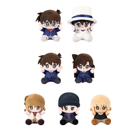 【名探偵コナン × Minidoll 迷你多】Detective Conan 中国限定発売 「wow娃偶楽園」シリーズ Q宝 ぬいぐるみ 15cm（全7種）