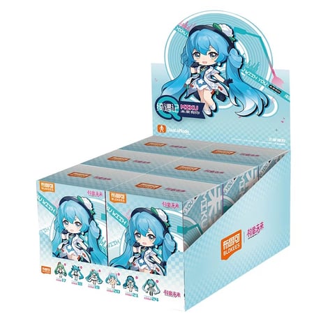【初音ミク × 布鲁可】中国限定発売 綺遇記Q「未来有你」トレーディング ミニフィギュア （通常版全6種/シークレット全1種）