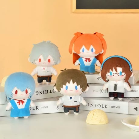 【新世紀エヴァンゲリオン × BEMOE】Bilibili 中国発売 「Cuter」シリーズ 15cm ぬいぐるみ（全5種）