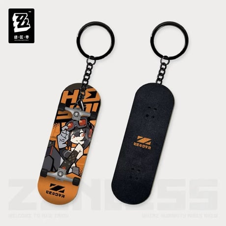 【ゼンレスゾーンゼロ】ゼンゼロ 绝区零 Zenless Zone Zero 「丽都シリーズ」 ちびキャラ SD 指先スケートボード型 キーホルダー 白祇重工（全4種）※180日以内発送予定