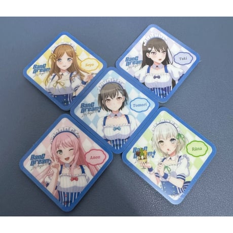 【BanG Dream! It's MyGO!!!!! × ローソン】バンドリ！中国限定 罗森LAWSON コラボ 数量限定 アクリルマグネット MyGO!!!!!（全5種）