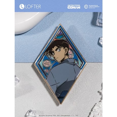 【名探偵コナン × NetEase LOFTER】コラボ 中国発売「彩窓」メタルバッジ（全6種） ※予約販売