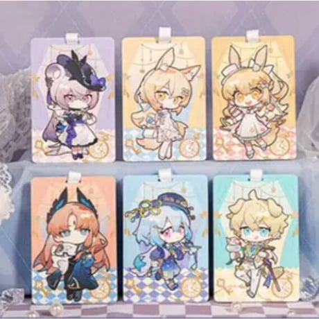 事後通販【アークナイツ × IPSTAR】中国限定 「茶会之約」 コラボカフェ ネームタグ スーツケース用タグ（全6種）