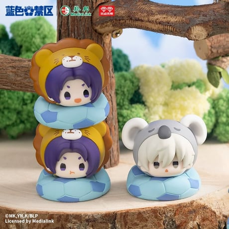 【ブルーロック × 玩点無限】中国限定発売 動物 積み重ね 叠叠楽 ミニフィギュア 第1弾（全12種）