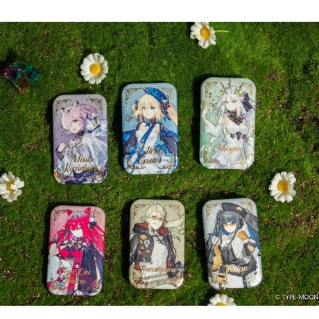 【Fate/Grand Order】FGO 簡体字版 「8周年」スクエア 等身 トレーディング 缶バッジ（全6種）※24年12月以降発送予定