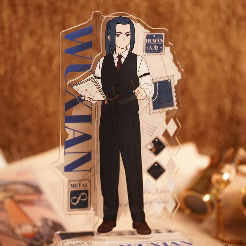 羅小黒戦記2 × 森雨漫】中国限定発売「SUIT」スーツ 背景付き アクリル